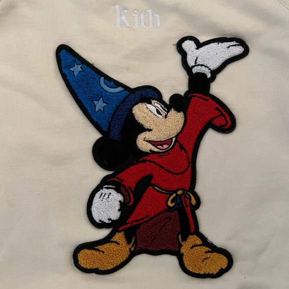 Kith x Disney 40s Fantasia Collab Crew Neck Sweatshirt size XS unisex - Picture 8 of 10